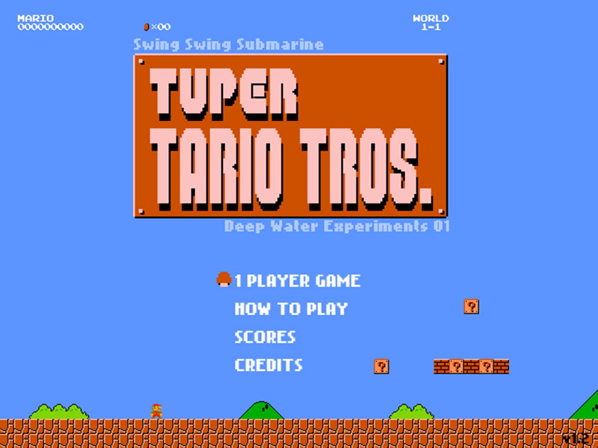 マリオとテトリスの融合『TUPER TARIO TROS.』 しちごろく