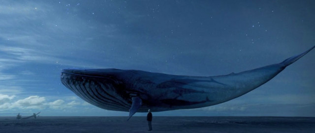 国内外の人気が集結 複製画 空を泳ぐクジラ 帆布 キャンバス Redbayacres Com